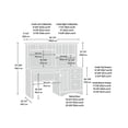thumbnail image 3 of Sauder Harbor View Desk with Hutch, Salt Oak, 3 of 7