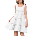 thumbnail image 3 of RXIRUCGD 2025 Vêtements d'Été pour Enfants Robe Décontractée Mignonne à Manches Courtes et Col Rond pour Enfants et Filles, 3 of 6