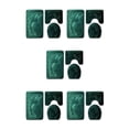 thumbnail image 3 of Baohd 3pieces Multi-functional Non-Slip Chenille Bath Rug Any Bathroom Eco-friendly PJ210917-A010 5Set, 3 of 6