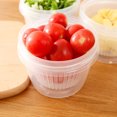 thumbnail image 2 of Langgg PP Drain Sealed Crisper Fruit Vegetable Fresh Containers Case Food Fridge Storage Box Kitchen Supplies, 2 of 8