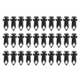 thumbnail image 2 of Graflsoa 190-Piece Black Plastic Fastener Kit with 6 Sizes, Universal Nylon Rivet Clips, 25x18x3cm, 212g, 2 of 6