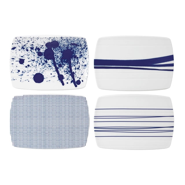 Royal Doulton Pacific Mixed Patterns Cheese Boards Set of 4