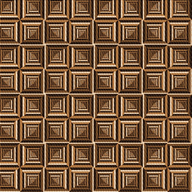 Ahgly Company Tapis d'Intérieur Lavable en Machine Carré Transitionnel Bronze Brun, 6 Pieds Carré