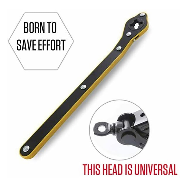Wheel Lug Wrench Hand Repair Tools Car Jack- Ratchet Wrench Labor-saving Car Scissor Ratchet Spanner Key Tires
