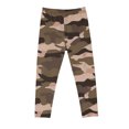 thumbnail image 4 of RXIRUCGD Pantalon Camouflage Imprimé pour Filles Taille Haute Extensible Collants Doux Leggings d'Été pour Enfants pour l'École ( Café, Taille : 3 Ans ), 4 of 5