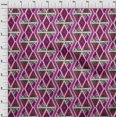 thumbnail image 4 of oneOone Cotton Flex Fuschia Pink Fabric Geometric Mix Texture Sewing Craft Projects Fabric Prints By Yard 40 Inch Wide, 4 of 4
