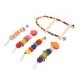 thumbnail image 3 of Bird Cage Toy Set,  Free Hook Installation 5pcs  Swing Chewing Toys  For Budgies, 3 of 8