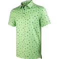 thumbnail image 1 of Polos de Golf pour Hommes à Manches Courtes, Évacuation de l'Humidité, Coupe Sèche, Motifs Imprimés, Polo de Performance à Col, Polos de Golf pour Hommes, 1 of 6