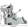 thumbnail image 2 of A4 Manual Hot Glue Book Binder Glue Binding Machine with Indenting Function 110V, 2 of 14