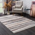 thumbnail image 5 of Rug Branch Rimal 2' x 6' (2'3 x 5'11) Blue/Brown Abstract Indoor Runner Rug, Contemporary, Low Pile, Stain-Resistant Hallway Carpet, 5 of 5