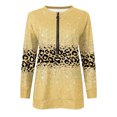 thumbnail image 4 of 2023 Chandail de Mode pour Femmes Rabais de 50 % Liquidation Hauts pour Femmes Automne Manches Longues Chandail Ample Chemise Chic Décontractée Chandails à Rayures à Col Rond pour Dames, 4 of 5