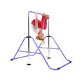 thumbnail image 1 of ToyKraft Gymnastics Bar for Kids, Adjustable Gymnastic Bar for Home, Foldable Gymnastics Training Bars, Expandable Sturdy Kip Bar Horizontal Bar Monkey Bars – Purple, 1 of 8