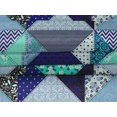 thumbnail image 5 of oneOone Velvet Light Blue Fabric Quilt Patchwork Sewing Material Print Fabric By The Yard 58 Inch Wide, 5 of 5