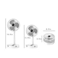 thumbnail image 2 of TopLLC Stretchable Fan, Fan Portable, 3 Speeds Desktop Table Fan, Plug In Power Fan, Rotation Strong Wind, Quiet Small Fan For Home Desktop Office on Clearance, 2 of 6