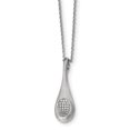 thumbnail image 1 of Collier en Argent Sterling & CZ Brilliant Embers en Forme de Larme 18 Pouces, 1 of 3