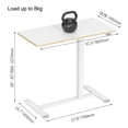 thumbnail image 2 of Bureau Debout Mobile en Forme de C, Table de Lit Réglable en Hauteur pour Ordinateur Portable pour Hôpital, Bureau, Maison, Table d'Appoint Portable de Chevet Ou de Sofa avec Roues Dissimulées, 2 of 9