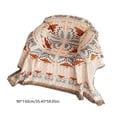 thumbnail image 3 of Serviette de Canapé Super Douce Multicolore Style Boho Couverture Nappe Respirante Housse de Fauteuil Inclinable Housse de Canapé Motif Géométrique Léger, 3 of 9