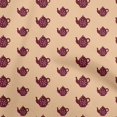 thumbnail image 1 of oneOone Viscose Chiffon Light Peach Fabric Tea Kettle Craft Projects Decor Fabric Printed By The Yard 42 Inch Wide-KX, 1 of 4