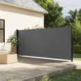 thumbnail image 1 of vidaXL Auvent Latéral Rétractable Anthracite 180x300 cm, 1 of 5