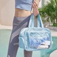 thumbnail image 4 of Dvkptbk Beach Pocket Beach Bags Sandproof Dry and Wet Separation Swimming Bag Mesh Beach Bag for Swim Pool Bag Beach Tote Bag Grocery Storage Net Bag Swimming, 4 of 8