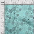 thumbnail image 2 of oneOone Silk Tabby Arctic Blue Fabric Abstracts Sewing Craft Projects Fabric Prints By Yard 42 Inch Wide, 2 of 5