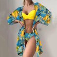 thumbnail image 4 of Birdeem Fashionista Lady Sexy Containing Chest Pad Print Bikini Set Two Piece Swimsuit, 4 of 6