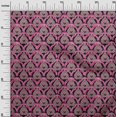 thumbnail image 2 of oneOone Georgette Viscose Fabric Damask & Floral Block Decor Fabric Printed BTY 42 Inch Wide, 2 of 4