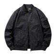 thumbnail image 1 of WRKEKC Veste de Complet de Travail pour Homme à Multiples Poches à Manches Longues avec Compartiments Zippés, Haut à Recharge Utilitaire pour Tenue Décontractée Extérieure Noir G, 1 of 7
