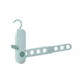 thumbnail image 1 of Portable Foldable Travel Drying Rack With 7 Hooks For Outdoor Camping Laundry Organizer Space Saving Lightweight Clothes Hanger, 1 of 3