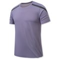 thumbnail image 1 of Mefallenssiah Mens T-Shirts, T-Shirt à Col Rond Décontracté à Manches Courtes, Couleur Unie, Été, Hommes, 1 of 1