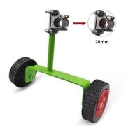 Adjustable Trimmer Support Wheels For 26Mm 28Mm Shaft, Nylon Lawn Mower Auxiliary Wheel, Garden Weeder for STABILIZER Roller For Easy Manoeuvring(28cm auxiliary wheel)