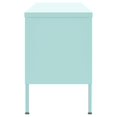 thumbnail image 2 of vidaXL TV Cabinet Stand - Mint Steel, 105x35x50 cm, 2 of 5
