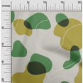thumbnail image 2 of oneOone Viscose Chiffon Lime Green Fabric Abstract Organic Shape Craft Projects Decor Fabric Printed By The Yard 42 Inch Wide, 2 of 4