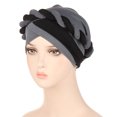 thumbnail image 2 of Turban Tressé pour Femmes Chapeau Bonnet de Cancer Foulard Couvre-Chef, 2 of 2