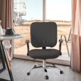 thumbnail image 4 of jifeng 2x Office Chair Covers Washable Dust Slipcover Gaming Chair Rotating Chair Dark Grey set, 4 of 9