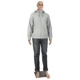 thumbnail image 3 of Male Mannequin Full Body Adjustable Mannequin Torso Dress Form with Metal Base 73inches, 3 of 4