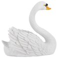 thumbnail image 2 of Décor Cygne en Résine, Figurine de Cygne Flottant en Résine, Décoration de Jardin, Performance Puissante, 2 of 6