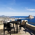 thumbnail image 1 of Compamia Ares 5 Piece Square Resin Patio Dining Set in Black, 1 of 4