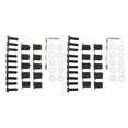 thumbnail image 1 of Windscreen  Nuts, 5x16mm Windshield  Nuts Aluminum Alloy  For Sport Motorcycles Black, 1 of 8