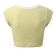 thumbnail image 5 of Kcodviy Womens V Neck Short Shirts for Women Top Sleeve Racer Back Tank 5X Tops for Women Plus Size Tops Halter Neck Crop A Line Top Dresses for Women Top, 5 of 5