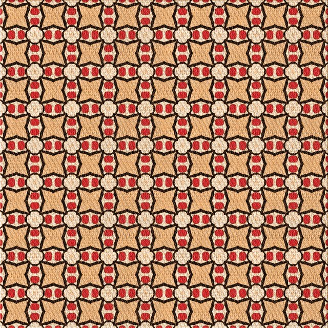 Ahgly Tapis d'Intérieur Lavable en Machine Carré Rouge Safran, 6 Pieds Carré