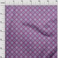 thumbnail image 3 of oneOone Georgette Viscose Magenta Fabric Asian Traditional Block Sewing Craft Projects Fabric Prints By Yard 42 Inch Wide, 3 of 4