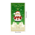thumbnail image 3 of Christmas Door Curtain Flag Outdoor Photo Santa Claus and Puppy Background Decoration Hanging Fabric 185x90cm Front Door Cover for Home Entryway Indoor Living Room Christmas Tree Gifts Merry, 3 of 5