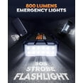 thumbnail image 3 of 6000A Car Battery Jump Starter, 26800mAh Portable Battery Booster Pack for Gas and 12L Diesel Engines, Safe Jumper Cables, Fast Charging, LED Light Included, 3 of 5