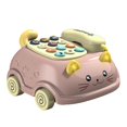 thumbnail image 1 of Children's Simulation Telephone Training Creative 's Language Ability Cute Cartoon Unisex Children - Pink, 14x17cm, 1 of 8