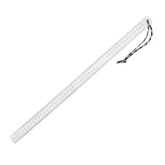 PALIFEUR Household Essentials Heavy Duty Ruler 53cm Stainless Steel Meter Stick SelfRuler Hand Centimeter InchScale Measuring Tool Household Items
