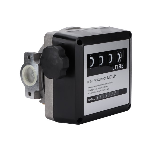 Compteur de Transfert de Carburant, Compteur de Carburant à 4 Chiffres pour Essence et Usage Non Commercial pour Kérosène