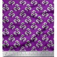 thumbnail image 1 of Soimoi Rayon Fabric Leaves & Floral Block Decor Fabric Printed Yard 56 Inch Wide, 1 of 3