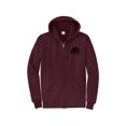 thumbnail image 1 of Gravity Outdoor Co. Zip-Up Hoodie - Maroon - Black Logo - Large, 1 of 2