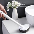 thumbnail image 4 of TIMIFIS Toilet Cleaning Brush Toilet Brush , PP Bristles Bathroom Cleaning Bowl Brush Kit ,Modern And Compact Toilet Cleaner Brush, Long Handle Bristles For Bathroom pring/Summer, 4 of 6